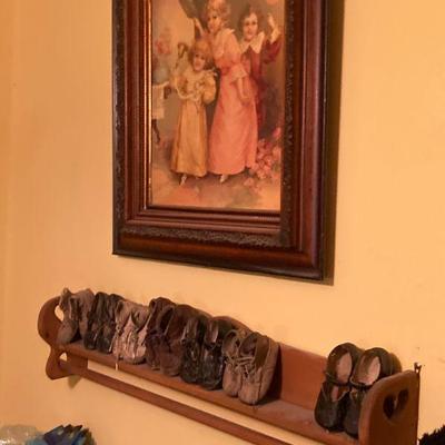 Old children's shoes