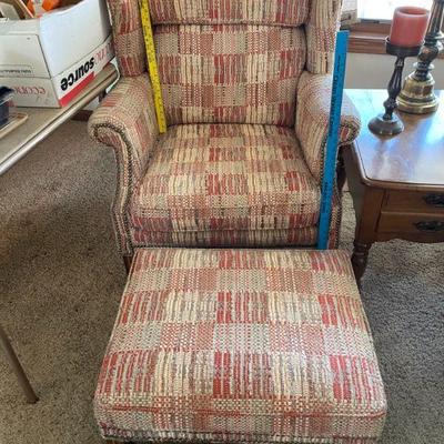 wing back chair 