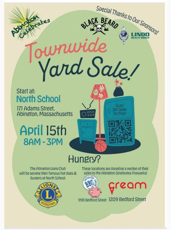 Abington Celebrates 1st Annual Town Wide Yard Sale Sat. 4/15, 8 a.m
