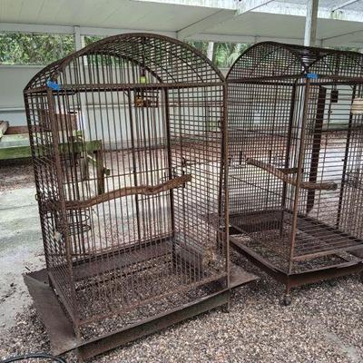 5' high bird cages