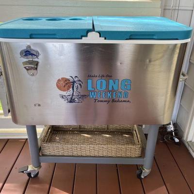 Tommy Bahama Rolling Cooler (43x17x33â€) 