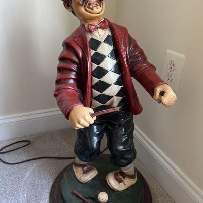 â€œMissedâ€ by Peter Mook , frustrated golfer statue 28â€