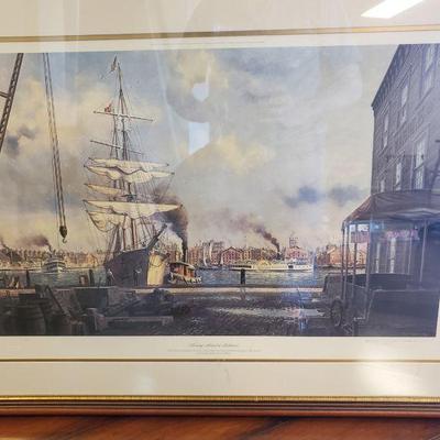Morning Arrival at Baltimore by John Morton Barber Print (39x29")