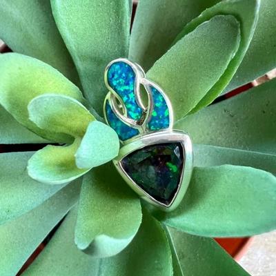 Australian opal pendant