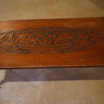 Inuit Carved top table