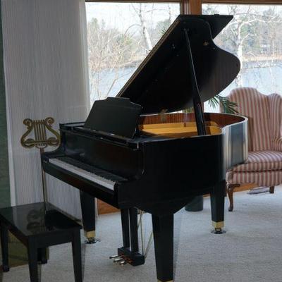 Weber baby grand. I have a good mover to get it to your home. Buyer pays but its worth it !!