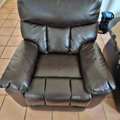 Soft leather recliner like new