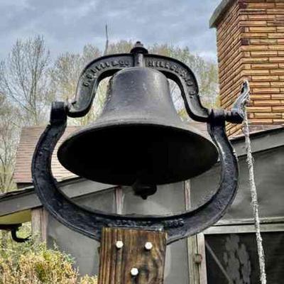 Lot 140-P: C. S. Bell & Co. Cast-Iron Bell

Features: 
â€¢	Marked â€œHillsboro OH 1886â€

Condition: Good used condition. Has spent...
