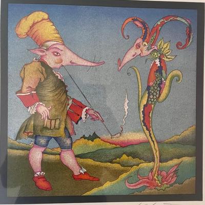 Chemiakin lithograph 