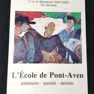 Lot # 16 ~ Original Vintage Paris Art Exhibit Poster Galerie 