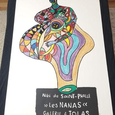Lot # 76 ~ Niki de Saint Phalle, Les Nanas, Mourlot Lithograph Poster Art Exhibit ~ 20