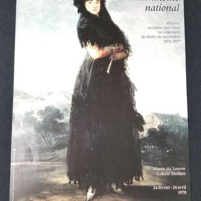 Lot # 25 ~ Original Vintage Lithographic Poster ~ Goya, Mariana Waldstein, Ninth Marquesa de Santa Cruz ~1978 Paris
