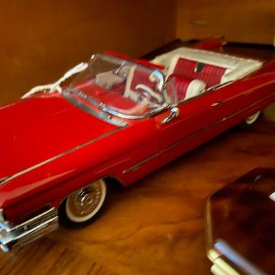 Diecast Car - Mini Red Cadillac Convertible