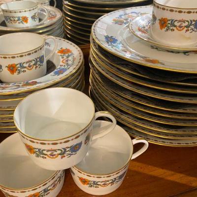 Limoges, France Eeralene pattern China, 55 piece set