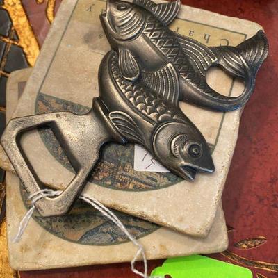 Vintage Neiman Marcus Fish Bottle Openers from Italy