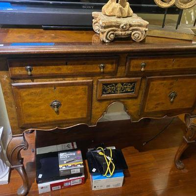 Antique French Burlwood Sideboard