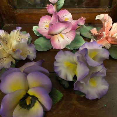 Dea Capodimonte Fine Procelain Flowers from Italy