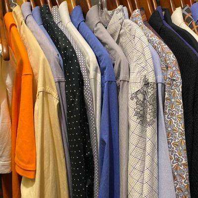 Mens dress shirts by Mondo di Marco, Perry Ellis, Ralph Lauren, Lorenzini, Polo