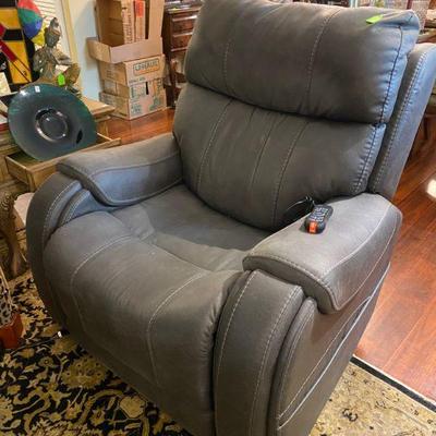 Gray Leather lift Chair by Viva Lift