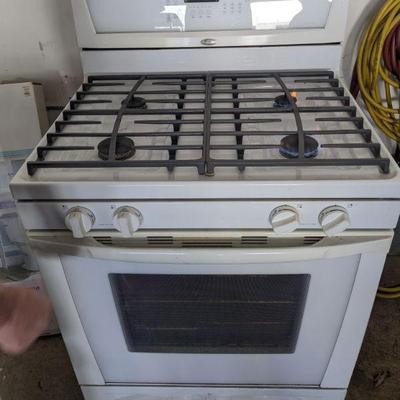 Super clean gas oven