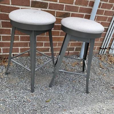 bar stools metal base, material top 21