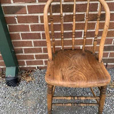 $10  great sturdy wooden chair 