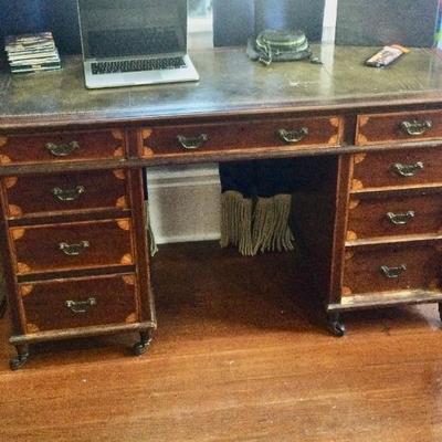 Antique inlayed desk