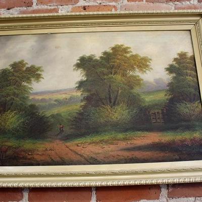 Landscape painting from 1800s