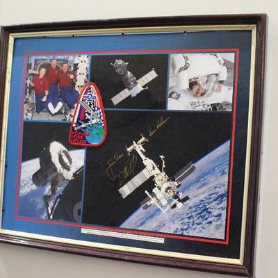 Space exploration pictures framed