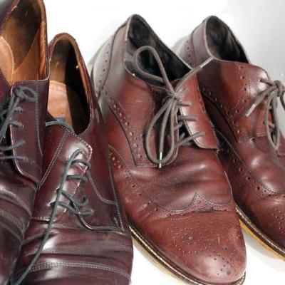 Nice leather dress shoes  sizes 13, 15