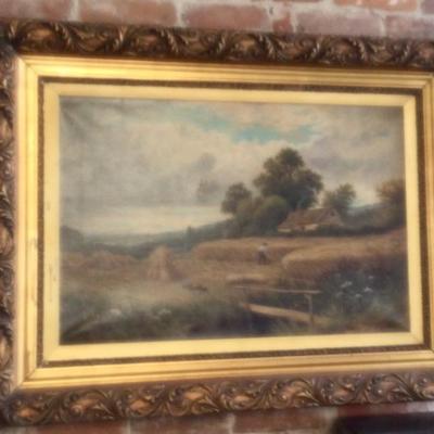 Antique lansDscape painting