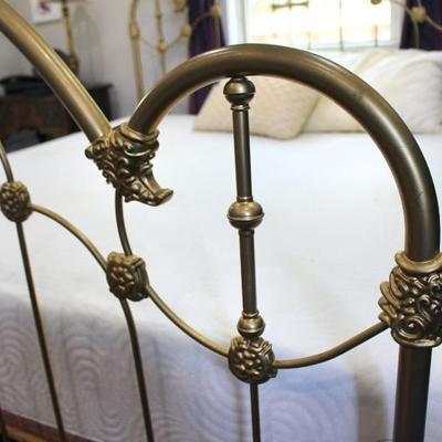 Brass bed