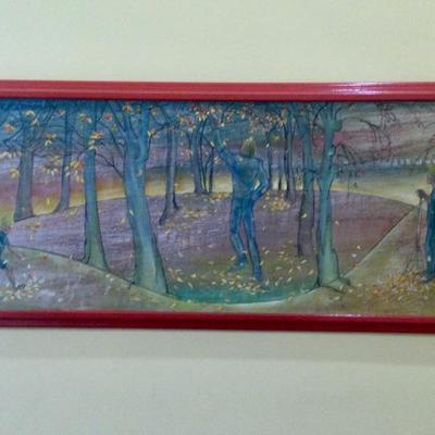 London Bridges painting