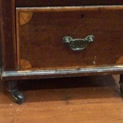 Detail of desk circa 1800