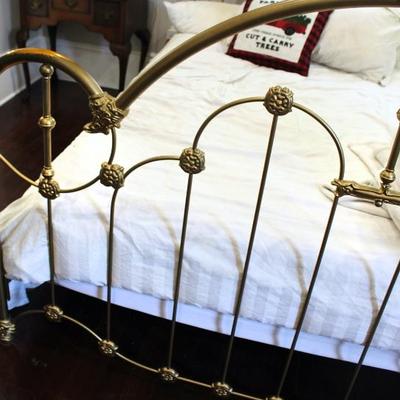 Brass bed