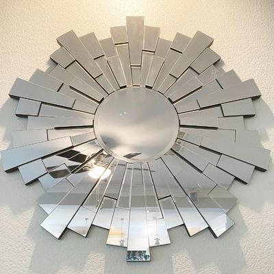 Large Sunburst Wall Mirror
