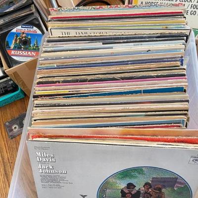 Vintage vinyl records 