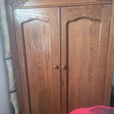 Solid wood armoire in very good condition