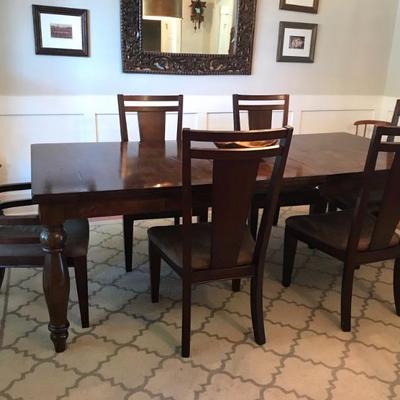 table $360
set of 5 chairs $390