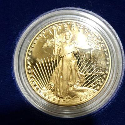 1986 $50 Gold Eagle Proof Coin