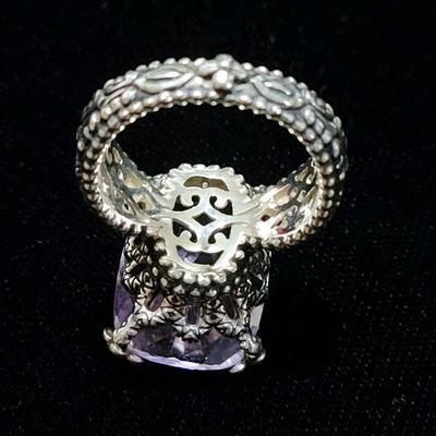 Barbara Bixby 18k Gold/ Sterling and Gemstone Ring