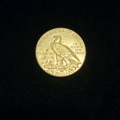 1911 Quarter Eagle- Gold 2 1/2 Dollar Coin