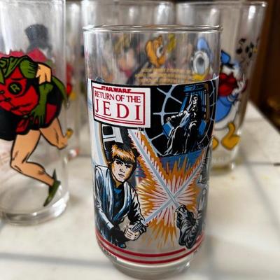 Star Wars Return of the Jedi glass