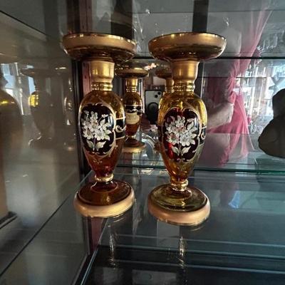 Venetian candlesticks