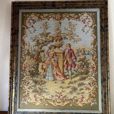 Vintage French Made Tapestry 