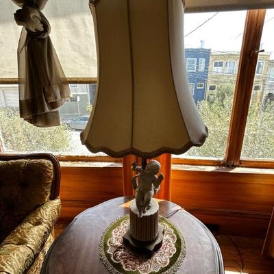 vintage ornate lamps( a pair) 