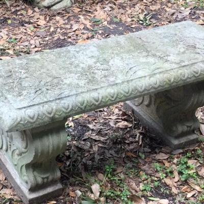 Concrete bench