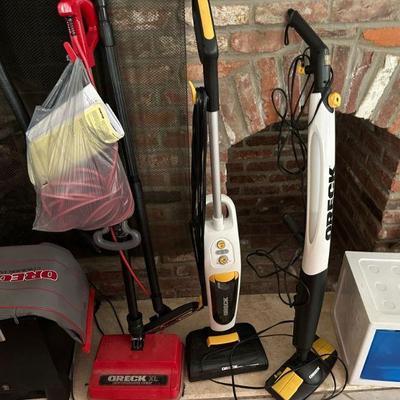 Oreck Vacuums and mops
