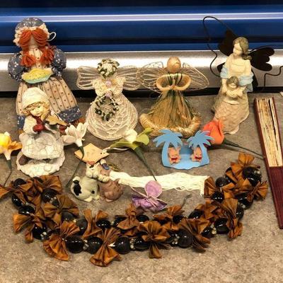 LKF030 - CERAMIC AND CLOTH DOLLS/FIGURINES AND MORE