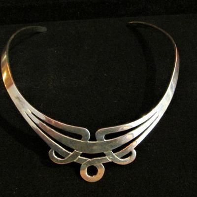 Taxco silver necklace